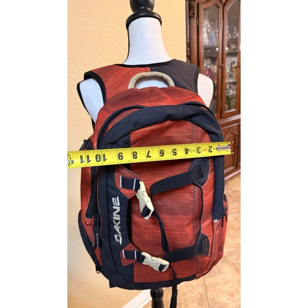 Vintage Y2K Dakine Skateboard Backpack Red Black Technical Skate Gorpcore